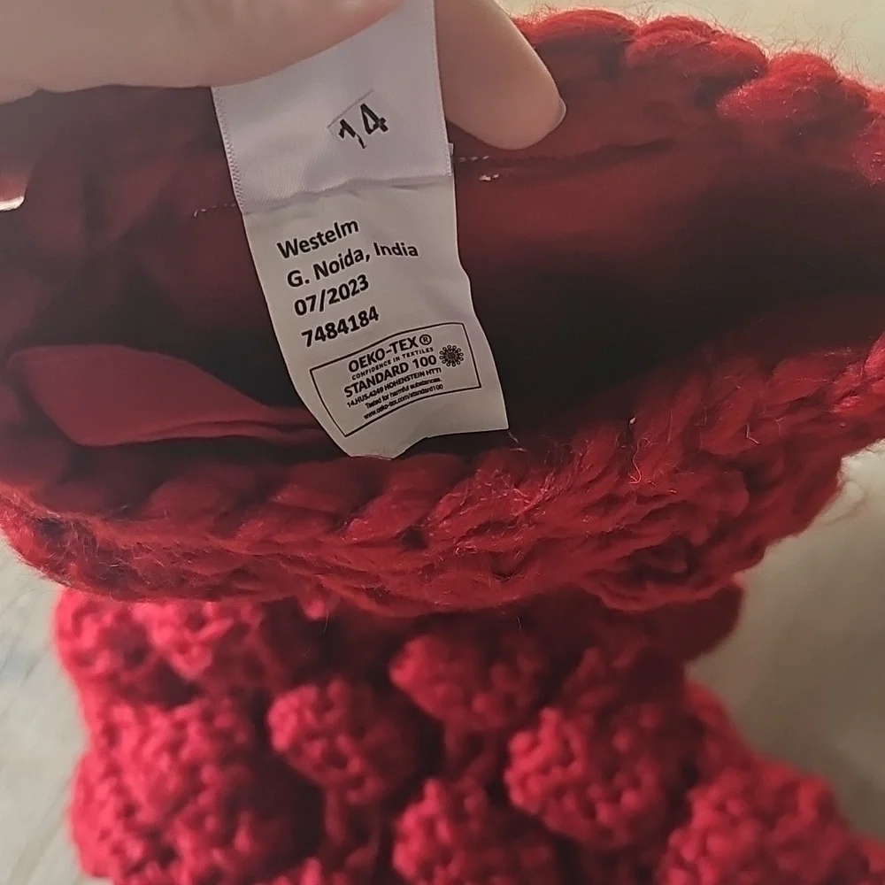 West Elm Chunky Knit Stocking - Picture 3 of 4